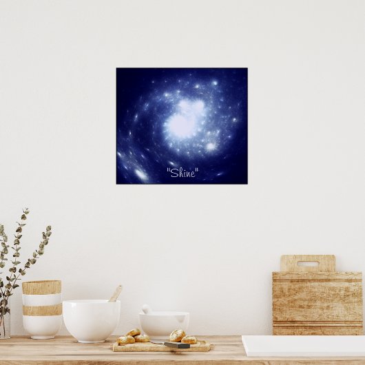 Afdruk "Shine" Poster (Keuken)