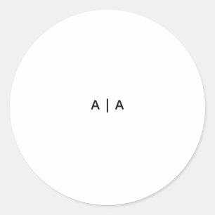 Afdruk, standaard semiglossy ronde sticker