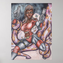 Afdruk van Abe Studios Space Adventures Poster