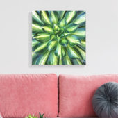 Afdruk van Aeonium 'Starburst'-doek Canvas Afdruk (Insitu (Woonkamer))