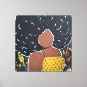 Afdruk van Afrikaanse Amerikaanse dame Rhonda Patt Canvas Afdruk (Voorkant)