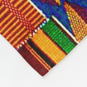 Afdruk van Afrikaanse Kenta Cloth Fleece Deken (Hoek)