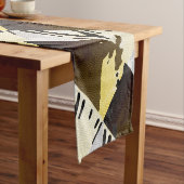 Afdruk van Afrikaanse modderkleding Korte Tafelloper (Voorbeeld)