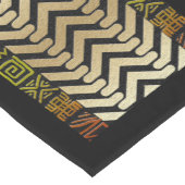 Afdruk van Afrikaanse modderkleding Korte Tafelloper (Hoek)