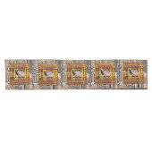Afdruk van Afrikaanse motif Korte Tafelloper (Horizontaal)