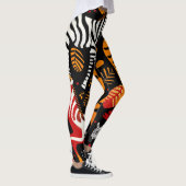 Afdruk van Afrikaanse Zebra Leggings (Rechts)