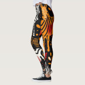 Afdruk van Afrikaanse Zebra Leggings (Links)