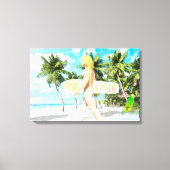 Afdruk van Aloha 01-canvas Canvas Afdruk (Voorkant)