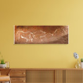 Afdruk van Bison Herd Canvas (Insitu (Woonkamer))