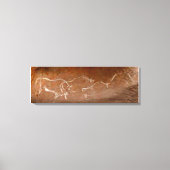 Afdruk van Bison Herd Canvas (Voorkant)