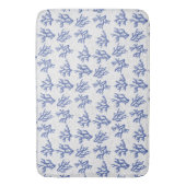 Afdruk van blauwe en witte zeeen koraallegeringen badmat (Voorkant Verticaal)