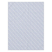 Afdruk van blauwe en witte zeeen koraallegeringen tafelkleed (Voorkant)