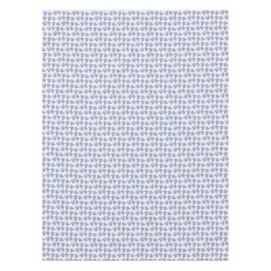 Afdruk van blauwe en witte zeeen koraallegeringen tafelkleed (Voorkant)
