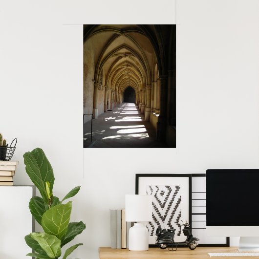 Afdruk van Cathedral-canvas Poster (Thuiskantoor)