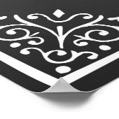 Afdruk van chalkboard voor het bruiloft van social poster (Hoek)