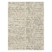 afdruk van de antieke Script-kalligrafie Tafelkleed (Voorkant)