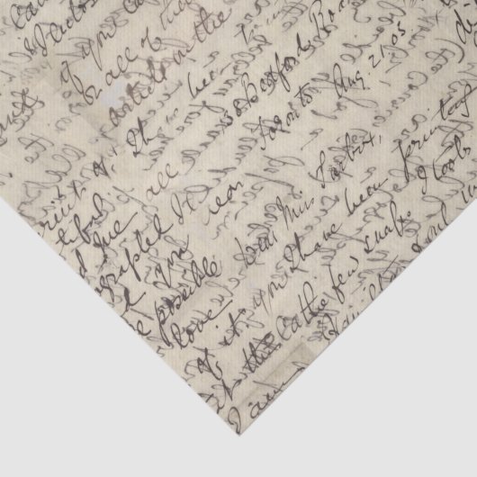  afdruk van de antieke Script-kalligrafie Tissuepapier (Detail)