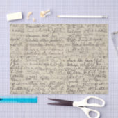 afdruk van de antieke Script-kalligrafie Tissuepapier (Craft)