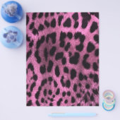 Afdruk van de luipaard - roze flyer (Enkel)
