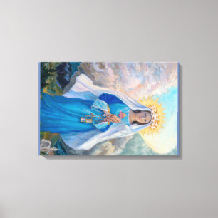 Afdruk van de Maagd of Salvation canvas