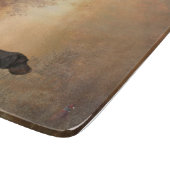 Afdruk van fazant jachtcanvas snijplank (Hoek)