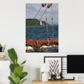Afdruk van gecomprimeerde vuurtoren poster (Thuiskantoor)