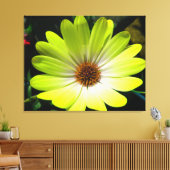 Afdruk van geel schilderCanvas met zwarte maisy fl Canvas Afdruk (Insitu (Woonkamer))
