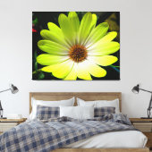 Afdruk van geel schilderCanvas met zwarte maisy fl Canvas Afdruk (Insitu (Slaapkamer))