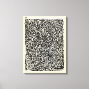 Afdruk van gefragmenteerd canvas