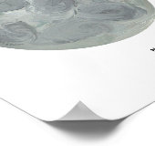 Afdruk van geschilderde moonkunst poster (Hoek)