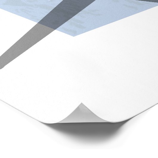 Afdruk van glijdoek poster (Hoek)