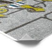 Afdruk van gothische deur (kleur) poster (Hoek)