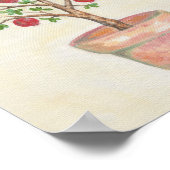 Afdruk van granaatboomkunst poster (Hoek)