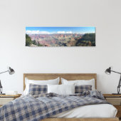 Afdruk van groot Canyon Panoramic Stretted Canvas (Insitu (Slaapkamer))