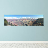 Afdruk van groot Canyon Panoramic Stretted Canvas (Insitu (Houten vloer))