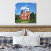 Afdruk van groot vuurtoren canvas afdruk (Insitu (Slaapkamer))