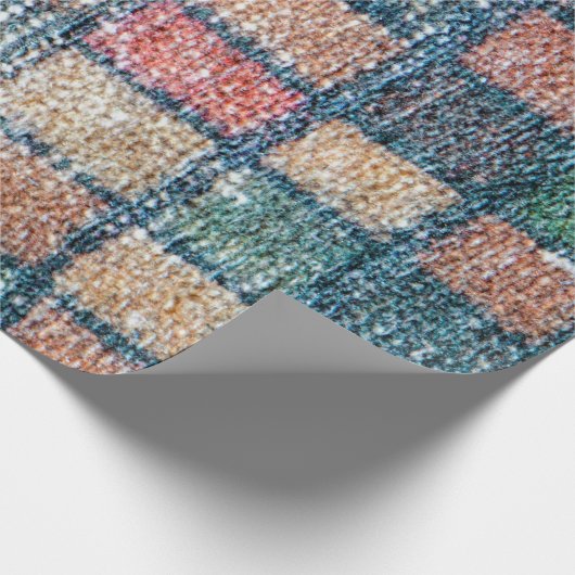 Afdruk van hardmateriaal cadeaupapier (Hoek)