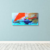 afdruk van het glansdoek canvas afdruk (Insitu (Houten vloer))