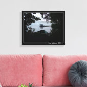 Afdruk van het Konnevesi-dovasmeer Canvas Afdruk (Insitu (Woonkamer))