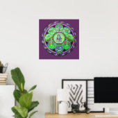 Afdruk van het poster Goddess Tara Realm Mandala (Thuiskantoor)