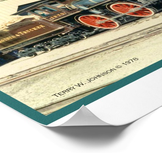 Afdruk van Inyo- Virginia- Truckee Railroad Poster (Hoek)