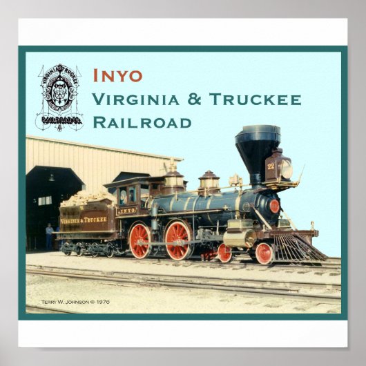Afdruk van Inyo- Virginia- Truckee Railroad Poster (Voorkant)