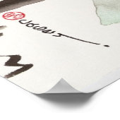 Afdruk van laffy Flower Stem Curving Poster (Hoek)