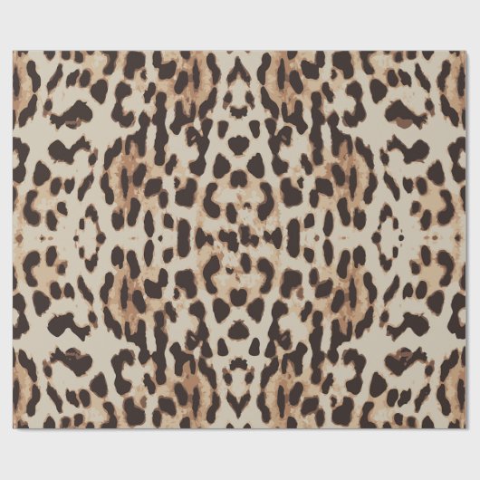 Afdruk van leopard-stijl. cadeaupapier (Vlak)