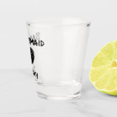 Afdruk van lipstick in Latijnse heldermaid Shot Glas (Rechts)