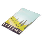 Afdruk van madeliefjes. notitieblok (Schuin)
