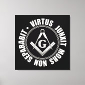 Afdruk van masonische symboolcanvas canvas afdruk (Voorkant)