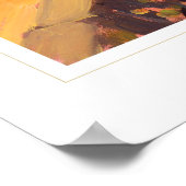 Afdruk van meer sporen poster (Hoek)