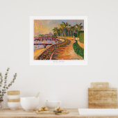 Afdruk van meer sporen poster (Keuken)