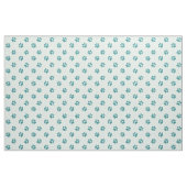 afdruk van mousserende kattenpootjes - munt stof (Yard (91,4 cm))